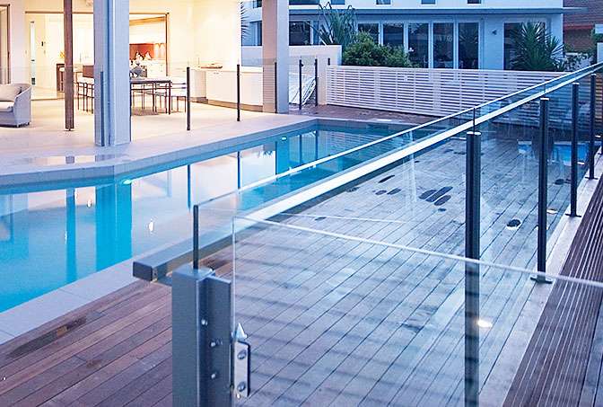 Three-Quarter-Post-Semi-Frameless-Glass-Pool-Fencing-Gold-Coast